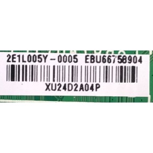 MAIN PARA SMART TV LG 4K RESOLUCION (3840 x 2160) UHD / NUMERO DE PARTE EBU66758904 / EAX69581205 / 2E1L005Y-0005 / XU24D2A04P / MODELO 55UQ7070ZUE.BUSYLJM